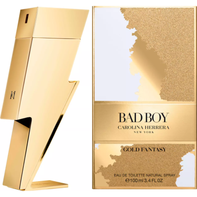 Bad Boy Carolina Herrera Gold Fantasy Orjinal JLT